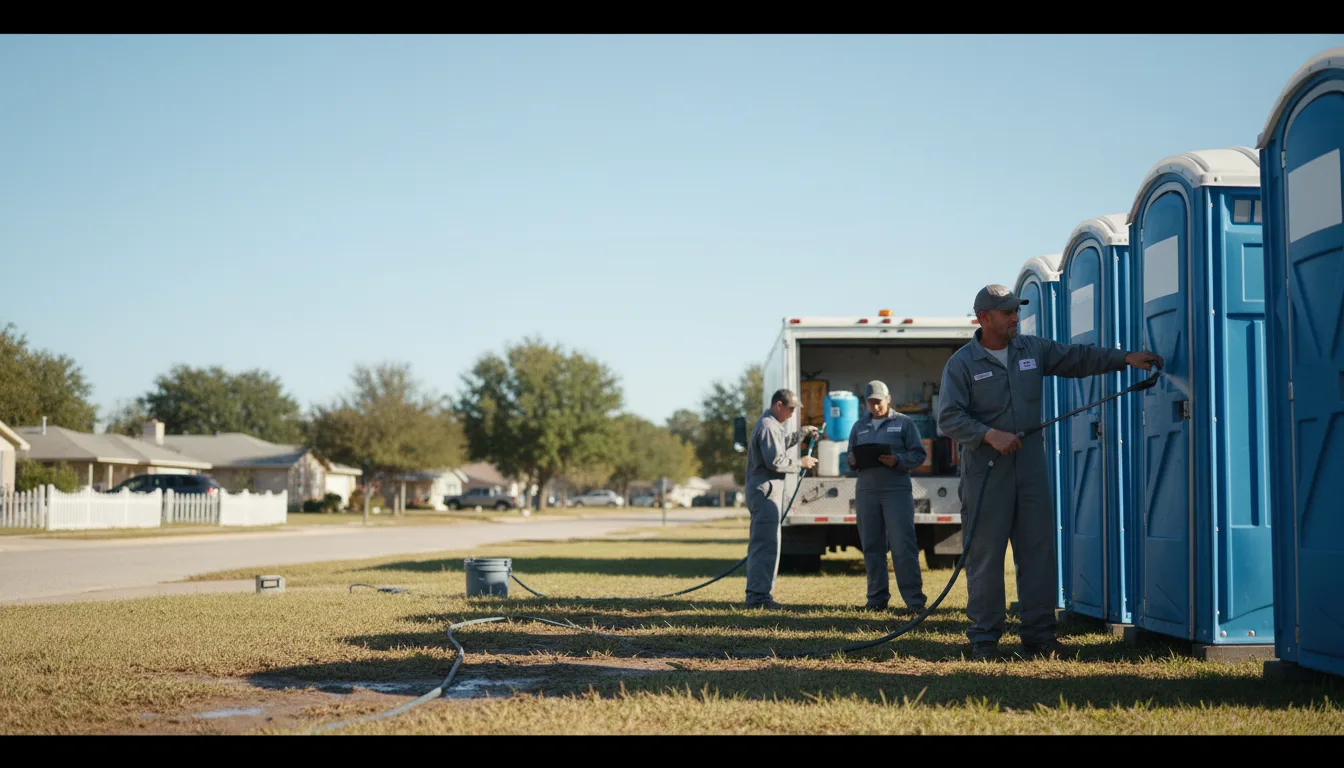 Long-Term Portable Toilet Rental in Petersburg, IL near me